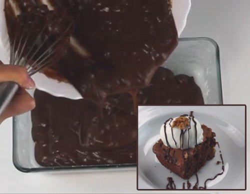 Wie man einen Schokoladenschokoladenkuchen macht  